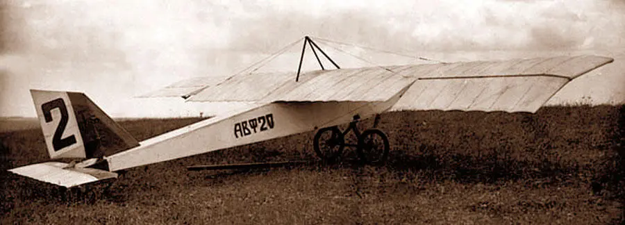 Тренировочный планер АВФ20 на III Всесоюзных планерных состязаниях в 1925 году - фото 39
