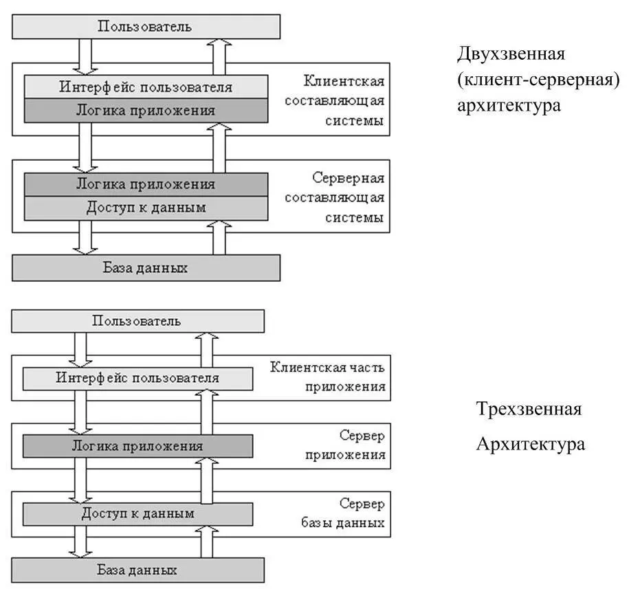 Рисунок 1 Архитектура клиент сервер Поскольку на практике разных - фото 1