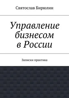 Святослав Бирюлин - Управление бизнесом в России