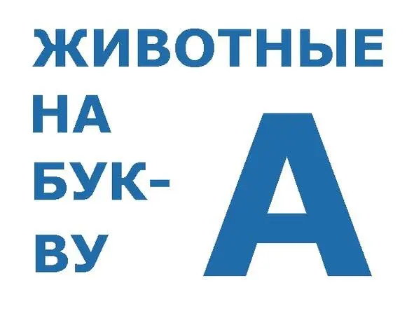 О животных по алфавиту Книга первая Животные на А и Б - фото 1