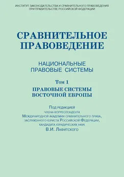 Коллектив авторов - Сравнительное правоведение. Национальные правовые системы. Том 1. Правовые системы Восточной Европы