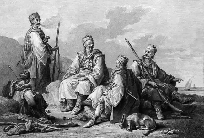 Воиныалбанцы какими их увидел в 1776 г граф ШуазельГуффье И всетаки не - фото 34