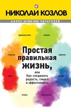 Николай Козлов - Простая правильная жизнь, или Как соединить радость, смысл и эффективность