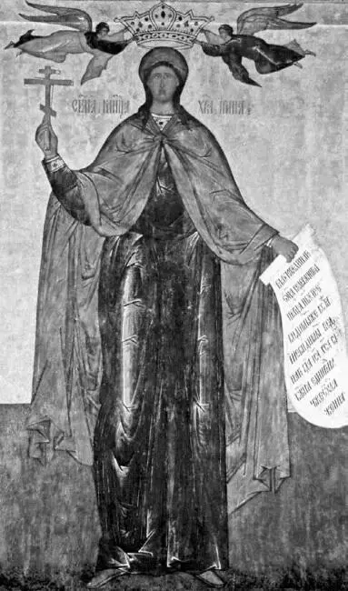 Святая великомученица Ирина Икона XVI в КириллоБелозерский монастырь - фото 15