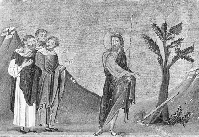Собор святого Иоанна Предтечи и Крестителя Господня Миниатюра Минологий - фото 15