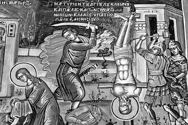 Мученичество святого Лукиллиана Византийского Иконописец Тзортзи Зорзис - фото 8