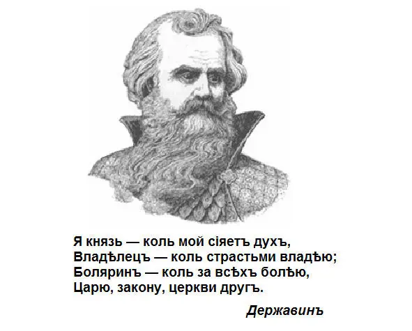 Имя поэта принято писать сейчас Гавриил Державин А напрасно Зачем перелагать - фото 1