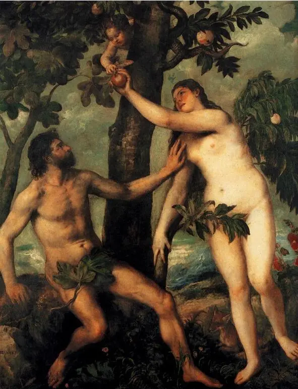Тициан Адам и Ева Нужно понимать что Библия рассказывает нам о сокровенном - фото 1