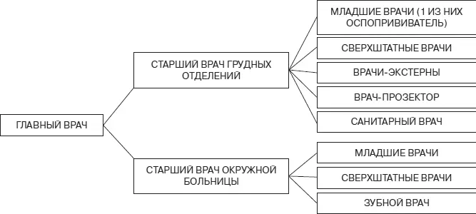 Рис 5Структура штата врачей Московского воспитательного дома Согласно - фото 7