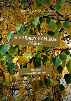 Валерий Молчанов - Я напишу вам всё равно. Сборник стихотворений