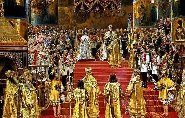 Жорж Беккер Коронация Александра III в Успенском соборе Московского Кремля - фото 5