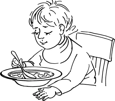 Мама даже не подозревает что рассматривая суп в тарелке ребенок видит - фото 2