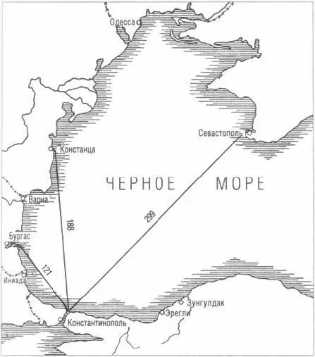 Западная часть Черного моря Согласно директиве ставки Черноморский флот мог - фото 30