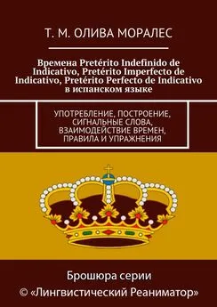 Т. Олива Моралес - Времена Pretérito Indefinido de Indicativo, Pretérito Imperfecto de Indicativo, Pretérito Perfecto de Indicativo в испанском языке. Употребление, построение, сигнальные слова, взаимодействие времен, правила и упражнения