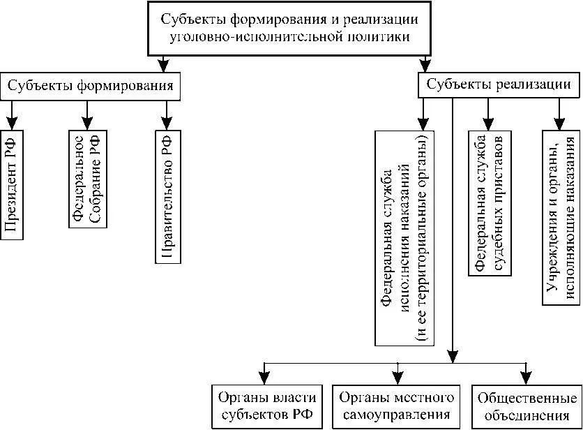 Схема 11 Субъекты уголовноисполнительной политики Схема 12 Виды - фото 2
