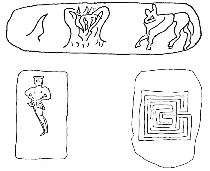 Шутливые рисунки выполненные 3 тыс лет назад на обороте табличек в Кноссе - фото 14