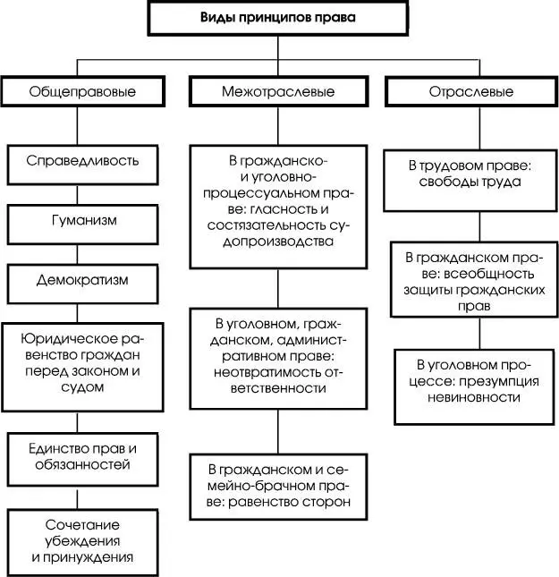Cхема 86 Функции права рассматривают в двух плоскостях в зависимости от того - фото 42