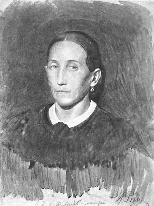 Рис 3 И Е Репин Портрет Е Д Шевцовой Бумага соус 1865 Применение - фото 3