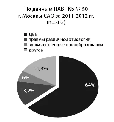 Рис 4 Основные причины иммобилизации в стационаре и поликлиниках за 2012 год - фото 12