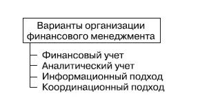 Рис 12Варианты организации финансового менеджмента Следует иметь в виду что - фото 3