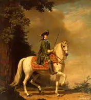 Екатерина Вторая на коне Бриллианте 1762 г Александринка Родоначальник - фото 9