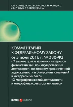 Рифат Гусейнов - Комментарий к Федеральному закону от 3 июля 2016 г. № 230-ФЗ «О защите прав и законных интересов физических лиц при осуществлении деятельности по возврату просроченной задолженности и о внесении изменений в Федеральный закон „О микрофинан