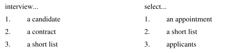 Exercise 7 Job advertisements The following nouns describe an ideal - фото 7