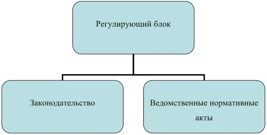 Рисунок 6 Структурные элементы регулирующего блока Уровни в иерархии власти и - фото 27