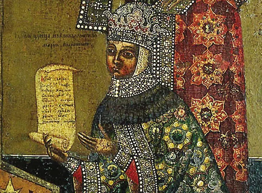 Мария Милославская мать Федора Алексеевича худ И Салтанов 1680е Федор - фото 29