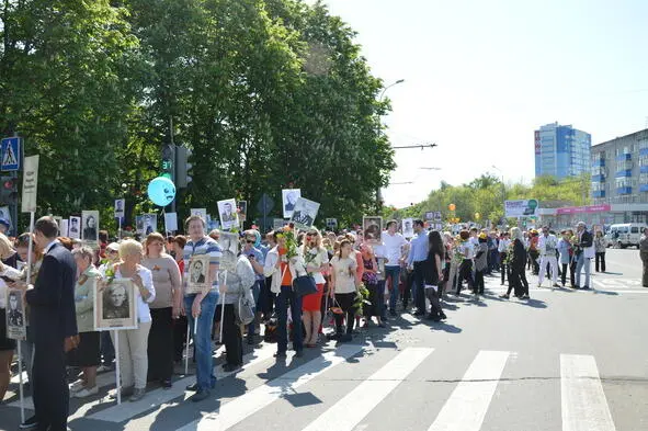 Пенза 9 мая 2016 г Мы идем в Бессмертном полку Мы идем Бессмертным полком - фото 3