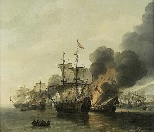 Сражение у Ливорно Художник Виллем ван Дист Когда в мае 1653 года эскадра - фото 1