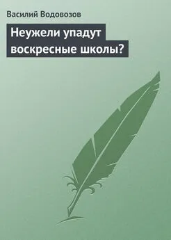 Василий Водовозов - Неужели упадут воскресные школы?