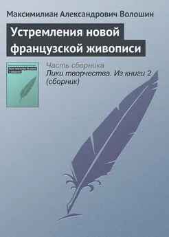 Максимилиан Волошин - Устремления новой французской живописи