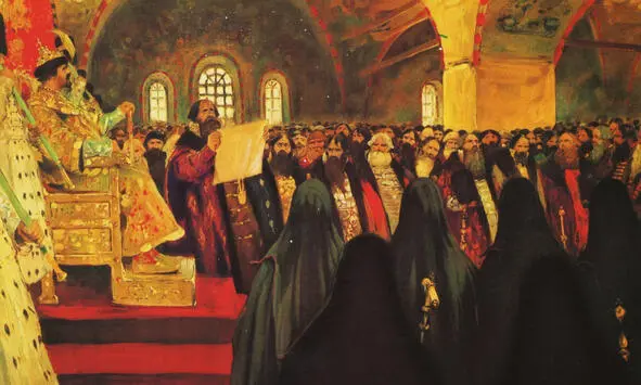 Земский собор Художник С В Иванов Из книги ВЛЧерепнина Бориса избрал - фото 28