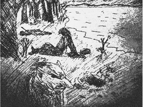 Странное существо не замечало сидящего на берегу Тэлеска потому что стояло к - фото 4