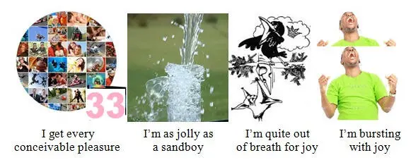 Other useful idioms and their explanation In ones joy owing to some - фото 5