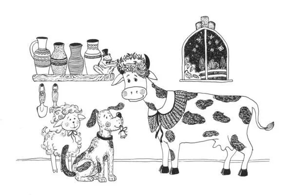 Милая корова прости нас мы не хотели тебя обидеть ты совсем ни в чём не - фото 5