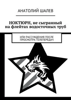 Анатолий Шалев - Ноктюрн, не сыгранный на флейтах водосточных труб. Или рассуждения после просмотра телепередач