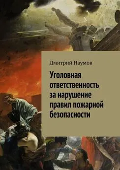 Дмитрий Наумов - Уголовная ответственность за нарушение правил пожарной безопасности