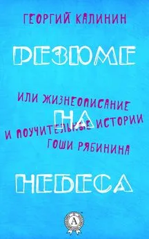 Георгий Калинин - Резюме на небеса, или Жизнеописание и поучительные истории Гоши Рябинина