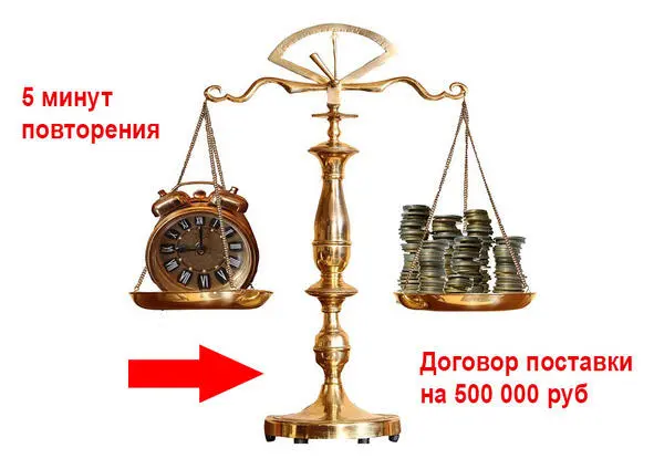 Так что Вы выбираете Потратить 5 минут на повторение или потерять сделку на - фото 9