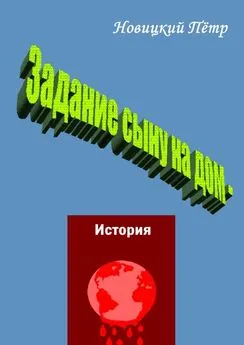 Пётр Новицкий - Задание сыну на дом – история