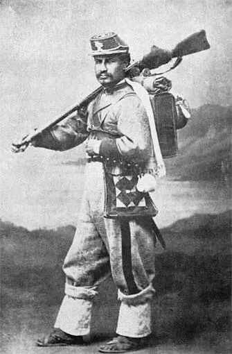 Чилийский солдат в битве при Такне 1880 г Но чилийцам снова повезло в - фото 5