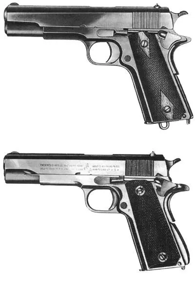 Рис 1 Colt M1911 Colt M1911А1 А в это самое время в 1906 г в США проходят - фото 3