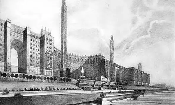 Фрагмент парадной застройки Ростовской набережной в Москве Изза явной - фото 21