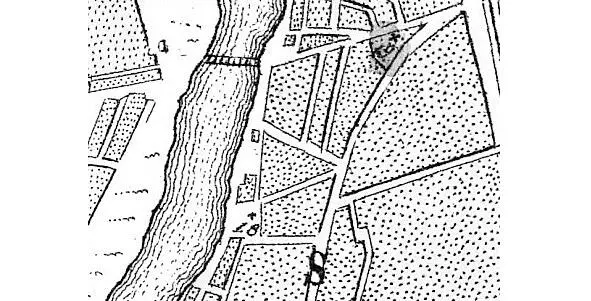 Мичуринский план Москвы 1739 г Карта 1859 г Мухина улица - фото 10