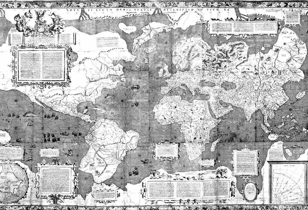 Мир согласно описанию Меркатора 1569 Rumold Mercator 1569 Nova et Aucta - фото 5