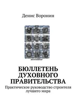 Денис Воронин - Бюллетень Духовного правительства. Практическое руководство строителя лучшего мира