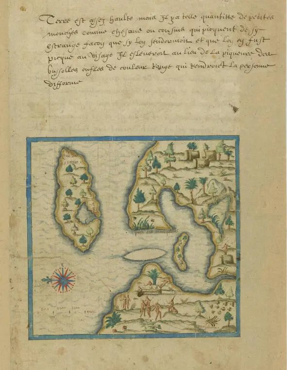 Тортуга и гавань ПордеПэ на испанской карте 1602 года 21 января 1635 года - фото 8