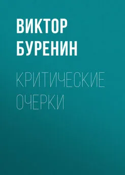 Виктор Буренин - Критические очерки